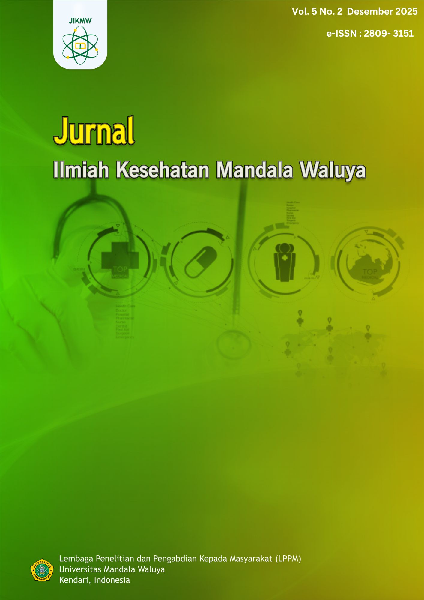					View Vol. 5 No. 2 (2025): Jurnal Ilmiah Kesehatan Mandala Waluya
				